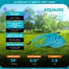 Aqua Joe AJPGH50-PRO 50 Foot Professional Grade Garden Hose with Dual Swivel Grenade Grips, Kink-Free and Abrasion Resistant Flexible Hybrid Polymer, - 3 of 4