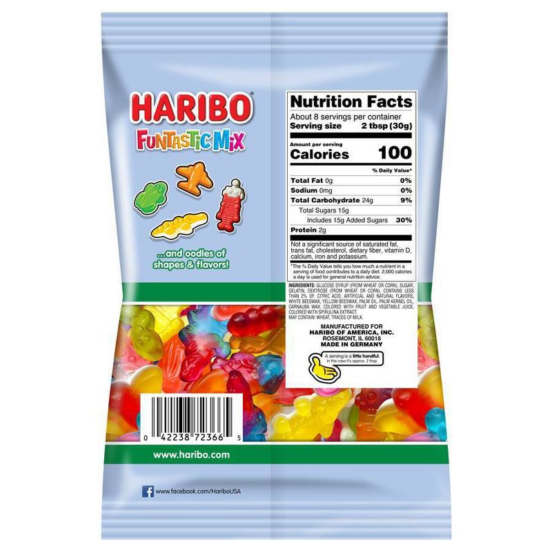 Haribo Funtastic Mix Gummy Candy - 8oz, 2 of 4