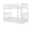 Twin-Over-Twin Bunk Bed with Ladders and Two Storage Drawers - 4 of 4