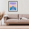 Stupell Industries Blue Boat Shed Sunrise Framed Print Under Glass - 3 of 4