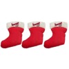 Yeowww! Duckyworld 100% Organic Flower Leaf Catnip Cat Toy Christmas 3 Stockings - 3 of 3