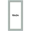 PosterPalooza | Panoramic Refined Blue Picture Frame - UV Acrylic, Foam Board Backing, Hanging Hardware - 2 of 4