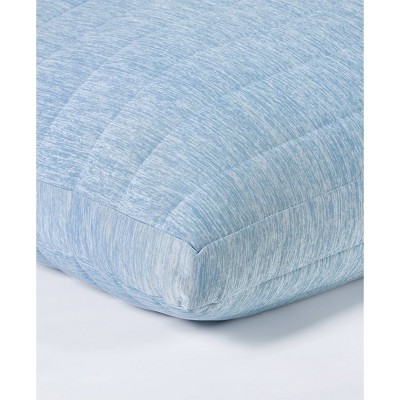 King Size Blue Quilted Cooling Gusset Pillow
