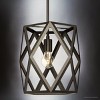 Urban Ambiance Luxury Modern Indoor Pendant,  11-7/8''H x 12"W x 12''D,  Architectural Bronze Finish, UHP4832 - 4 of 4