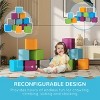 Baofuwish 12-Piece Soft Play Block Set,Modern Foam Building & Stacking Blocks,Safe & Non-Toxic Learning Toy for Toddlers,Babies & Preschool Kids - 2 of 4