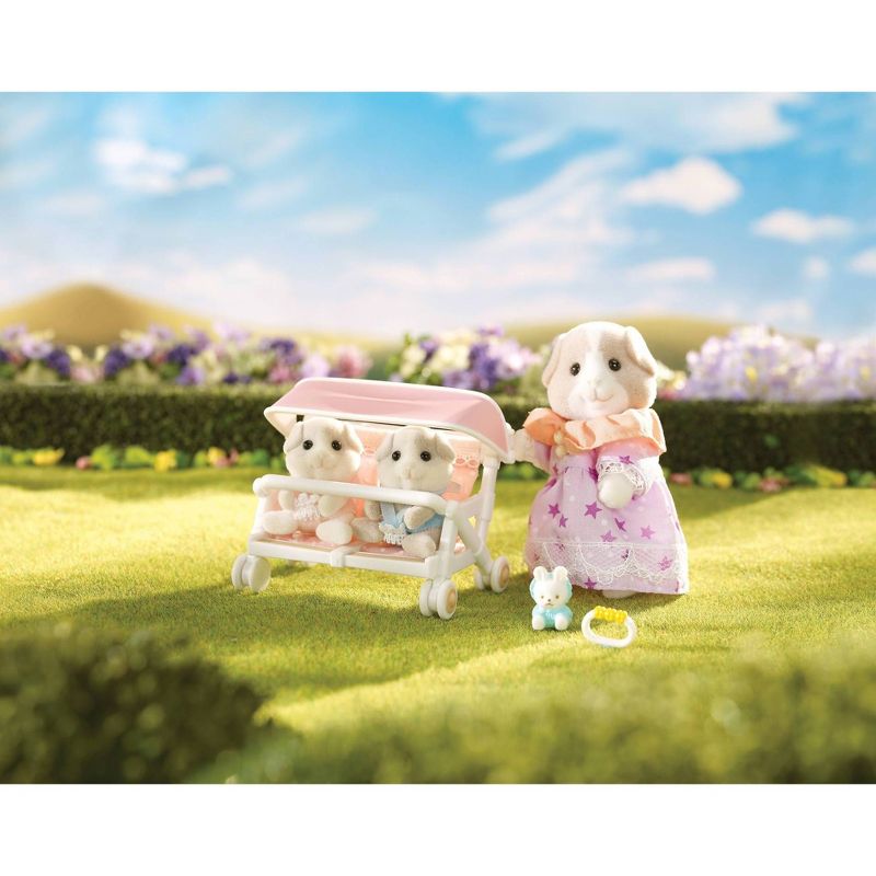 Calico Critters Patty & Paden's Double Stroller, 4 of 5