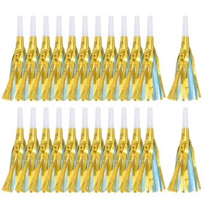 Unique Bargains Fringed Party Blower Sparkle Fringed Noise Makers 24 Pcs - 1 of 4