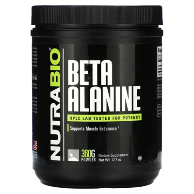NutraBio Beta Alanine, 12.7 oz
