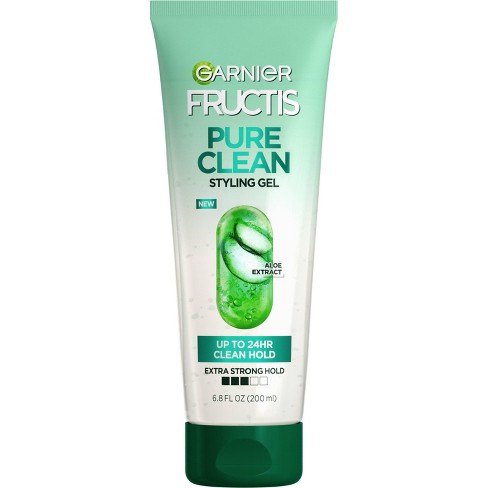 Garnier Fructis Style Pure Clean Extra Strong Hold Hair Gel - 6.8 Fl Oz :  Target