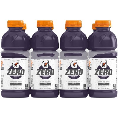 Gatorade G Zero Grape Sports Drink - 8pk/20 fl oz Bottles