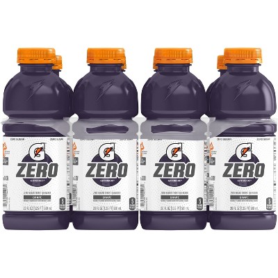 Gatorade G Zero Grape Sports Drink - 8pk/20 fl oz Bottles