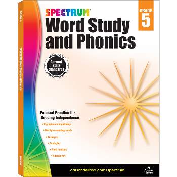 Spectrum Word Study and Phonics, Grade 5 - (Paperback)