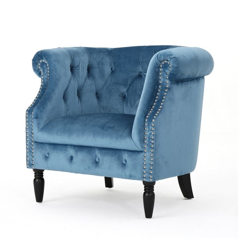 Tomlin velvet club chair new arrivals