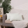 Unique Bargains Shaggy Plush Faux Fur Throw Patterned Pillow Covers 2 Pcs - 2 of 4