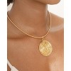 Statement Swirl Pendant 18k Gold Plated Choker - Ettika - 2 of 4