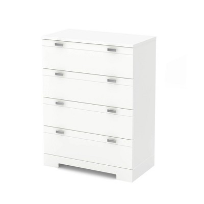 Reevo 4-Drawer Chest  Pure White  - South Shore