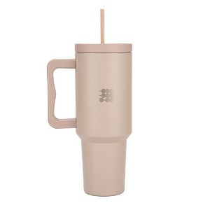Cubitt Insulated Stainless Steel 40 oz Tumbler with Handle and Straw Lid, Cupholder friendly - 1 of 4