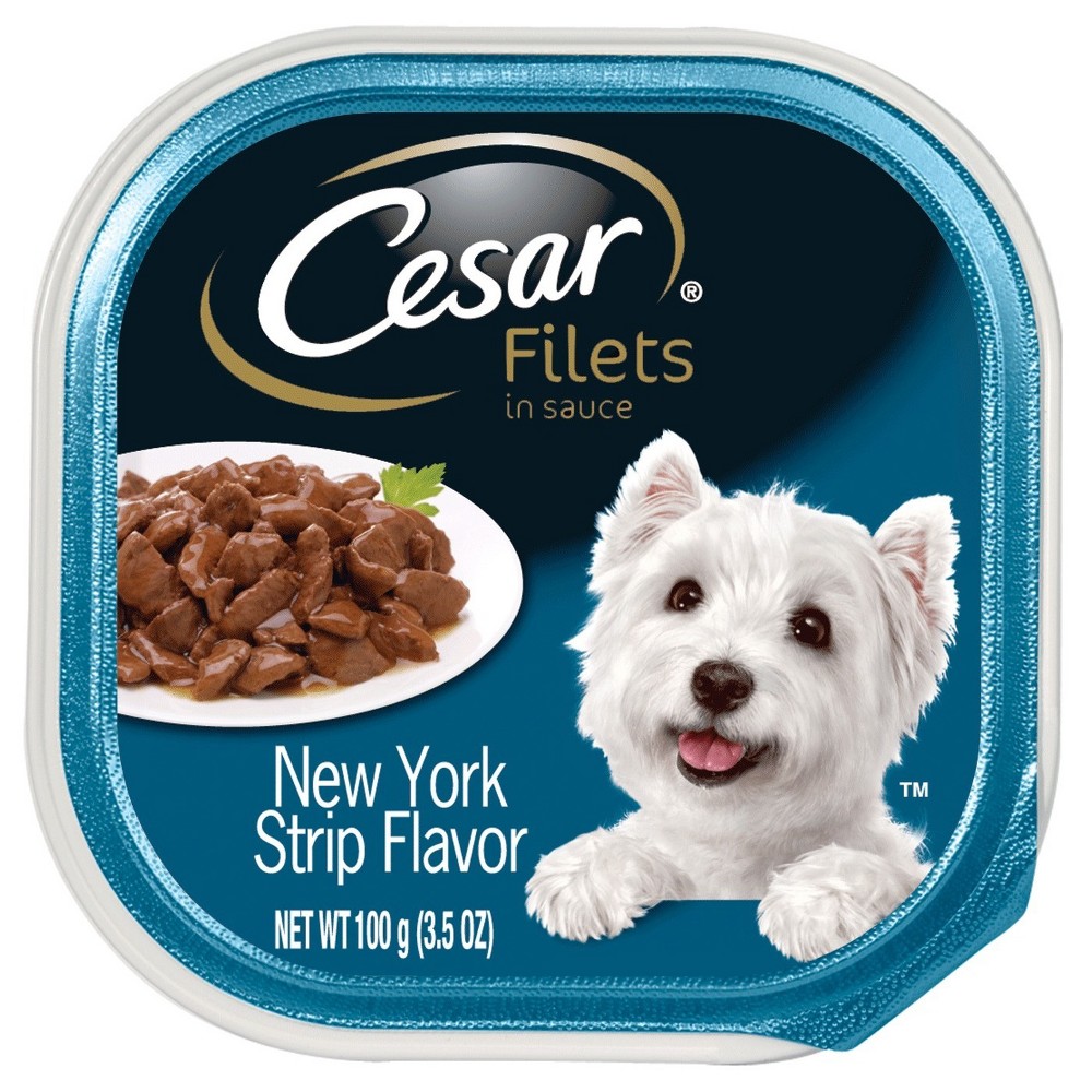 UPC 023100235271 product image for Cesar Canine Cuisine Gourmet Filets Wet Dog Food New York Strip 3.5 oz | upcitemdb.com