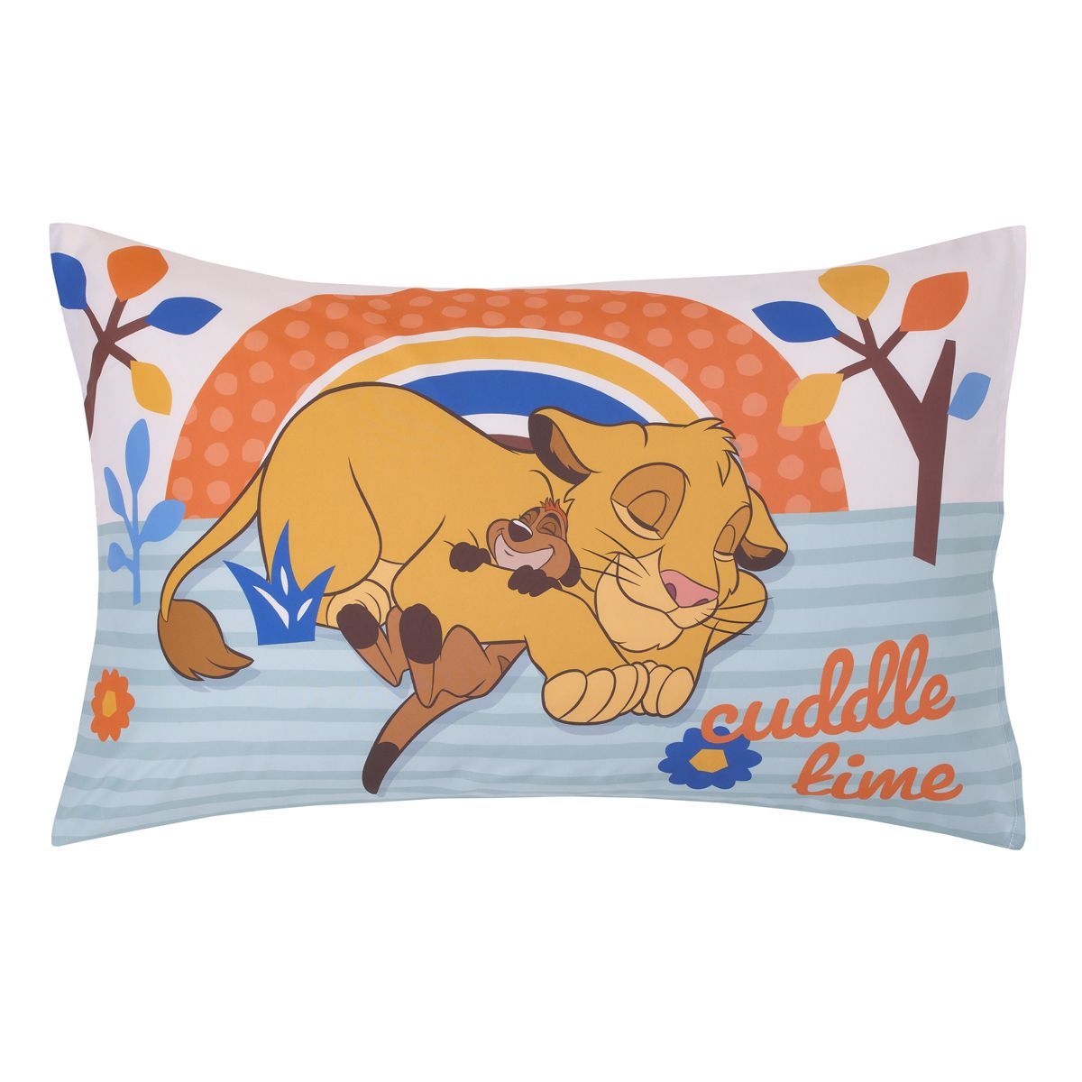 Disney The Lion King Blue, Tan, and Orange, Better Together 4 Piece Toddler Bed Set - thumbnail 5