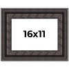 PosterPalooza | 3.5" Wide Ornate Black Picture Frame - UV Acrylic, Backing Board, Hanging Hardware Included - 2 of 4