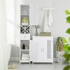 Freestanding Storage Cabinet with Shutter Doors - 3 of 4