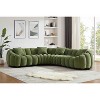 Minimore Modern Style 112.2" W Winnie L Shape 5S Sofa Green - 2 of 4