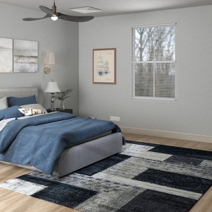 Moroccan Area Rug 5x7 Machine Washable Non-Slip Living Room Rugs, Geometric Print Modren Carpet for Bedroom Dining Office Entryway - 1 of 4