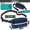 PetAmi Hands Free Dog Leash, Running Belt for Walking Jogging, Waist Zipper Pouch Fanny Pack with Waste Bag Dispenser - 2 of 4