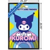 Trends International Hello Kitty and Friends - Kuromi Framed Wall Poster Prints - 3 of 4