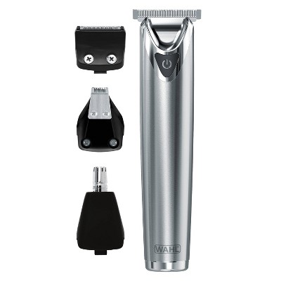 Wahl Stainless Steel Lithium Ion Men S Multi Purpose Beard Facial Trimmer And Total Body Groomer 9818 5001 Target - rbx multi purpose grooming system