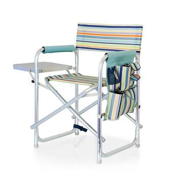 Picnic Time Stripes Sports Chair St. Tropez Collection