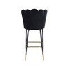 Meridian Furniture,Lily Velvet Stool, Set of 2 - 3 of 4