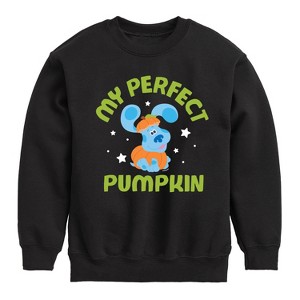 Boys' - Blue's Clues & You! - Mommy's Perfect Pumpkin Graphic Long Sleeve Fleece Sweatshirt - 1 of 4