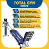 Total Gym Evolve Workout Machine, Home Gym Fitness, Full Body Strength Training Equipment with 100+ Exercises and 16 Resistance Levels, Blue - 3 of 4