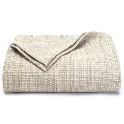 Twin 100% Cotton Woven Bed Blanket Beige - Tommy Bahama