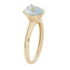 Designs By Gioelli 10K Yellow Gold Heart Gemstone Solitaire Ring - 2 of 3