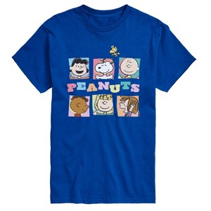 Men's - Peanuts - Boxes Snoopy And Friends Short Sleeve Graphic T-Shirt - 1 of 4