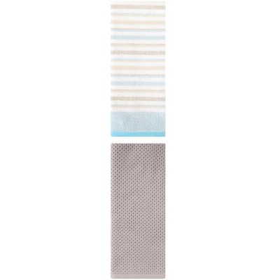 REGALWOVEN Bathroom Hand Towels Cotton Soft Absorbent Towel Set 13" x 30"/13" x 27" 2 Pcs