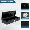 Heavy Duty Aluminum Diamond Plated Tool Box Pick Up Truck Bed RV Trailer Toolbox - 2 of 4