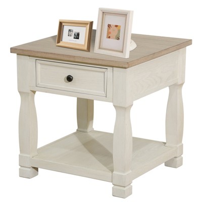 Etelifrank Stylish & Functional: Solid Wood Living Room Table with Storage Compartment