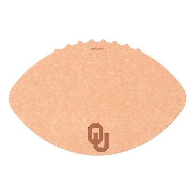 Epicurean University of Oklahoma 16 x 10.5 Inch Football Cutting and Serving Board