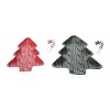 Transpac Ceramic Trees with Sweater Texture Platter with Spoon Home Decorations Set of 2 Christmas - 2 of 4