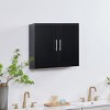 Rbied 24 in. W x 7.63 in. D x 24 in. H Kitchen Bathroom Storage Wall Cabinet Sideboard with Adjustable Shelves747495291871 - 3 of 4
