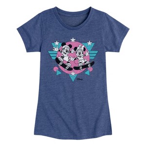 Girls' - Disney - Mickey & Friends Fitted Short Sleeve Graphic T-Shirt - 1 of 4