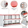 COZONY 8 Compartment Chicken Nesting Boxes with Rollaway Egg Collection, Metal Heavy Duty - 4 of 4