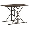 vidaXL Patio Dining Set with Cushions - 7 Piece Brown Poly Rattan Furniture for Garden/Backyard - 3 of 4