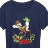 Women's - Disney - Christmas Botanical Butterfly Short Sleeve Graphic T-Shirt - 2 of 4