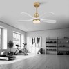 TOBILI Hot sales 42 Inch Indoor Ceiling Fan With Dimmable LED Light 5 Solid Wood Blades - 4 of 4