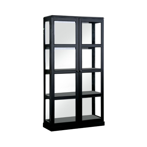 Target glass deals cabinet