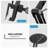 MyBat 360° Rotating Adjustable Phone & Tablet Stand – Universal Desktop Holder for 4.7"-12.9" Device - Black - 4 of 4